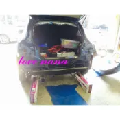 [[娜娜汽車]]日產 C12 tiida 專用 後保桿不銹鋼內鐵