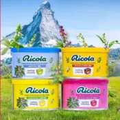 【食味香】Ricola 利口樂 潤喉糖 喉糖 草本潤喉糖 檸檬薄荷潤喉糖 原味香草黑加侖 清新口氣硬糖零食100g