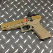 【森下商社】WE 模型內紅點 沙色 G34 A版 GEN3 瓦斯手槍 GBB 偽 RMR 快瞄 M16961
