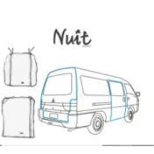 NTF305 努特NUIT 三菱得利卡 L300專用 紗門網門 窗戶尾門側門專用網紗 汽車紗網 汽車紗窗 防蟲紗窗 台灣