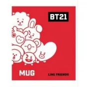 全家 BT21立体马克杯附盖