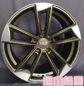 【A-6138】 19吋鋁圈 5孔112 香檳金 類 AUDI 奧迪 RS A4 A3 A6 A7 Q3 Q5 前後配