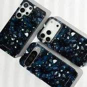 北歐水磨石 iPhone 18 pro/17/16/15/14/13 MagSafe 磁吸手機殼