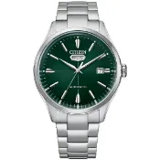 大高雄鐘錶城 CITIZEN 星辰 Mechanical經典 機械腕錶NH8391-51X 綠面/40.2mm｜樂天領券現折★全館特惠中★指定刷卡回饋10%
