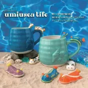 🌸現貨🌸日本 decole 海蛞蝓 海兔 陶瓷 馬克杯 湯匙 筷架 海兔子 海牛 海底 海洋 寶石海蝸