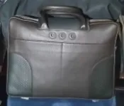【小惡魔市集】DUNHILL 雙夾層 全牛皮 可斜背大公事包 咖啡色 超低特價 搬家出清 100%原廠公司貨 支持驗貨!!