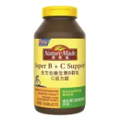 及時雨 生活好物選品 Nature Made 萊萃美 全方位維生素B群加C 活力錠 300粒