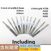 12 套迷你鑽石銼刀 件 mata 3mm /好品質 用於氣動拍打研磨機 rob, 研磨