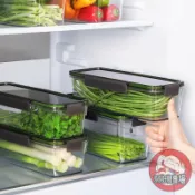 冰箱收納盒 保鮮盒 食品級收納盒 蔥姜蒜收納盒食品級小蔥香菜蔬菜保鮮盒冷凍盒冰箱收納盒整理盒【宜家良品百貨】