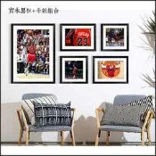 藝術微噴 海報 NBA Michael Jordan 喬丹 MJ 公牛 嵌框畫 掛畫 裝飾畫 @Movie PoP #