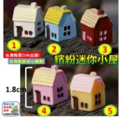 WINE台灣惟恩 微景觀 繽紛迷你小屋 房子 屋子 別墅  水族DIY 辦公室小物 盆栽佈置 多肉 水族