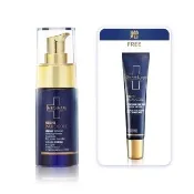 【DermEden 得美登】1%A醇煥能撫紋修護眼霜15mL+1%A醇煥能再生修護精華30mL(法國藍帶保養抗老抗皺)