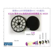 (店+)適配 KOLIN 歌林 Mini 旋風 免紙袋吸塵器 TC-WD01 濾網 德國MILEI 米徠 吸塵器 MVC-160