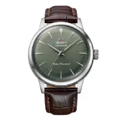 大高雄鐘錶城 ORIENT 東方錶 RA-BB0102E 復古皮革機械腕錶 綠面 36.4 mm｜樂天領券現折★全館特惠中★指定刷卡回饋10%
