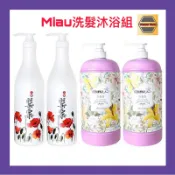MIAU上癮罌粟香氛保濕控油抗屑3效洗髮精/1000ml-MIAU精油香氛沐浴乳2000ml(2瓶洗髮+2瓶沐組)