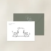 日常手繪卡片 | Cheers