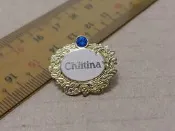 【老徽章 胸章 紀念章】Chlitina 克麗緹娜 (H2136) 