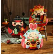 【優選】#鎮宅鍾馗材神吉祥掛件 刺繡diy手工自繡鍾馗平安符初學者材料包 荷包護身平安福香包 裝飾風水掛件 送父母長
