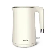 (店+)【SABA】1.7L雙層防燙不鏽鋼快煮壺 SA-HK43 熱水壺 煮水壺 電煮壺 快煮壺 自動斷電 電茶壺 304不鏽鋼