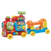 【英國 Vtech 】4合1智慧積木學習車-紅