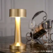 led檯燈護眼金屬酒店酒吧餐廳桌燈床頭usb充電酒吧桌燈-林之舍