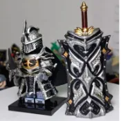 亞亞積木電玩MOC，惡魔靈魂，高塔騎士，上色微舊版