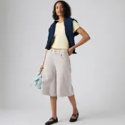 【LEVIS】Super Baggy低腰寬鬆牛仔短褲 女生牛仔褲 人氣新品 005DT-0016