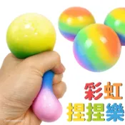 旻泉精品批發網 彩虹球捏捏樂 發泄壓力球 /一個入(促40) 捏捏球 發洩球 出氣包 舒壓玩具 解壓玩具 紓壓玩具 減壓玩具 -YF18403【APP滿額下單10%點數(單一帳號最高1000點)】9/30止