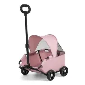 【歐德沐】輕便可折疊中小型寵物小拉車 寵物外出 兩用小推車 露營車 可拆卸遮陽棚 一車多用 可伸縮旋轉拉桿