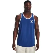 【UNDER ARMOUR】UA 男 巨石強森 Project Rock IsoChill 背心 _1377817-471(藍)