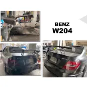 小亞車燈＊全新 BENZ W204 Black Series樣式 卡夢 碳纖維 GT 尾翼 戰鬥尾翼 大尾翼