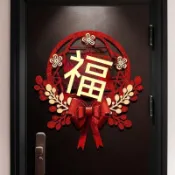 臺灣熱銷喜字貼結婚專用婚慶裝飾高檔金蔥婚禮大門臥室房門門貼婚房佈置