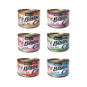 (店+)【Seeds 聖萊西】[170g x 24入組] Bistro Cat 特級銀貓健康大罐 貓罐頭 大銀罐 惜時