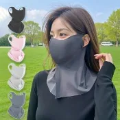 【Reddot 紅點生活】冰絲立體透氣護頸防曬面罩-2入組(冰絲/防曬/可水洗/防曬面罩/抗UV防曬口罩/涼感/遮陽)