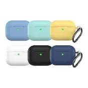 【YOMIX 優迷】AirPods Pro 3藍牙耳機液態矽膠抗汙防撞保護套(附贈掛鉤)