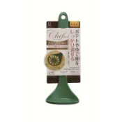 asdfkitty可愛家精品店 asdfkitty*小久保工業所 綠色耐熱熟食搗泥器-耐熱180度-不易刮傷不沾鍋.琺瑯鍋 鑄鐵鍋-日本製