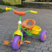 祺月兒童三輪車2-5歲幼兒推車腳踏車寶寶溜娃神器3歲多功能童車
