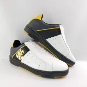 ROYAL ICON 001952039 男款 運動鞋 休閒鞋 無鞋帶 台灣製 白/黑黃