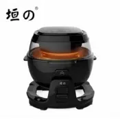 《防疫自己煮最安心❤免運！》垣戊二代 球型720度6D旋轉翻炒氣炸鍋(經典款CU-9998)