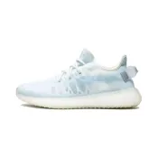(店+)【adidas 愛迪達】GW2869 adidas originals Yeezy Boost 350 V2 冰藍 Mono Ice 織物 舒適運動 低幫 生活休閒鞋 男女同款 藍白 愛迪達女鞋 運動鞋女 女鞋 愛迪達男鞋 男運動鞋 男鞋