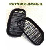 台製 霧面黑 雙線款 水箱罩 中網 鼻頭 替換式 塑膠 適用 07-13 Fits E70 X5 X5M