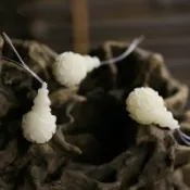 協貿國際日用品生活1館 天然白玉菩提根雕蓮花三通佛頭DIY手鏈108佛珠菩提子藏式手鏈配飾