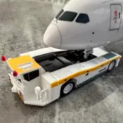 1:200 機場地勤飛機牽引車 抱輪車 無桿後推拖車 適用1/200模型 JC Wings Phoenix 長榮華航星宇