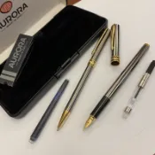 [ Pen101筆來筆趣] Aurora Maggellano 鈦桿對筆 鋼筆+原子筆