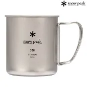 日本[SNOW PEAK] SP鈦金屬單層杯-300折疊把(日本製)《長毛象休閒旅遊名店》