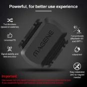 協貿國際日用品生活2館 magene Computer ANT+ Speed and Cadence Dual sensor bike spee