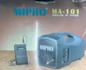 二手MIPRO MA-101肩掛式無線喊話器攜帶式擴音機(初步測試可以開機歡迎自取