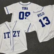 現貨+預售🔥ITZY女團同款打歌服美式申留真棒球服黃禮志拉拉隊KPOP刺繡應援服