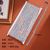【滿299元出貨】七彩金銀排珠 手工DIY材料 金庫裝飾折塔珠鏈鏈條水果紙盒捆邊塑膠彩珠小梅花
