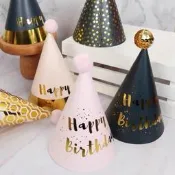 雀鴻煙火 生日帽 燙金慶生帽 寶寶週歲帽 狗狗慶生 寵物慶生 party 生日派對 閨蜜生日 網紅ins風 慶生照